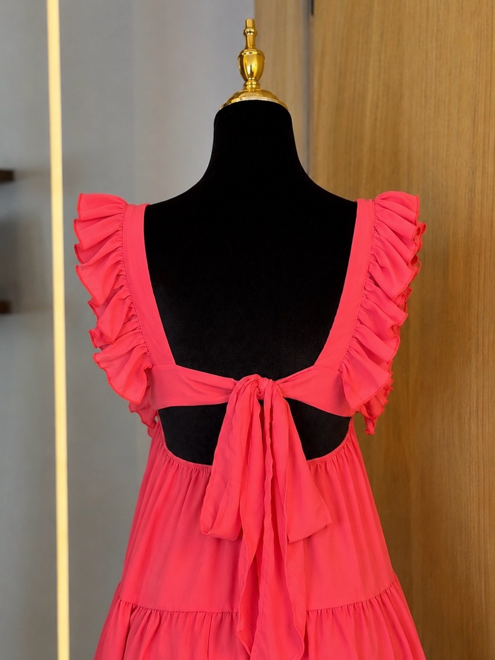 Lucy in the Sky Coquette Ruffle Babydoll Mini Dress | Sweetheart Muse - Picture 4 of 5